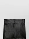 Courrèges Black Mini Skirt With Concealed Fastening And Pockets In Black