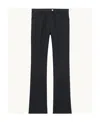 Courrèges High-waisted Straight-leg Trousers In Black
