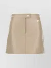 Courrèges Reedition Vinyl Mini Skirt