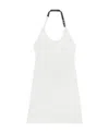 Courrèges Holistic Buckle 90's Logo-patch Minidress In White