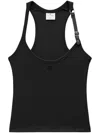 Courrèges Holistic Buckle 90s Tank Top In Black