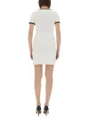 Courrèges Courregès Holistic Contrast Mini Dress In White