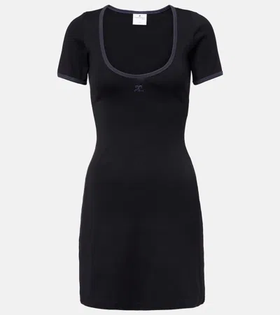 COURRÈGES COURRÈGES HOLISTIC COTTON MINIDRESS