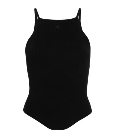COURRÈGES COURRÈGES HOLISTIC RIB KNIT TANK TOP