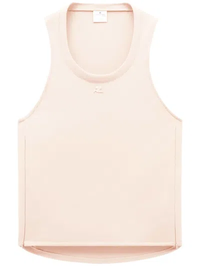 Courrèges Holistic Tank Top In Neutrals