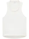 Courrèges Holistic Vest Top In White