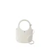 Courrèges Holy Leather Top Handle Bag In Neutrals