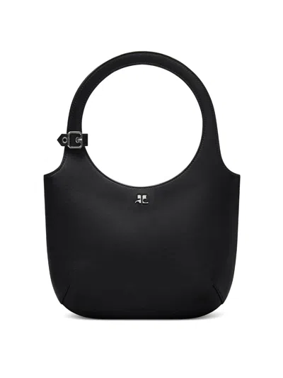 Courrèges Holy Tote Bag In Black