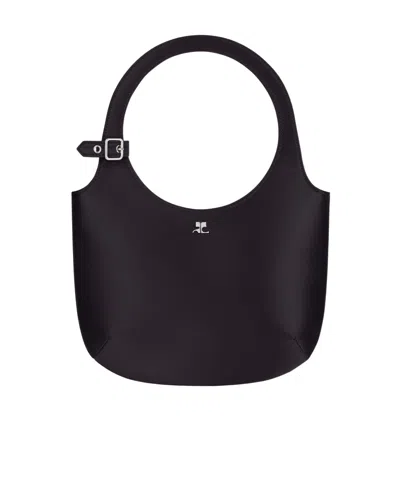 COURRÈGES COURRÈGES HOLY SATIN SHOULDER BAG