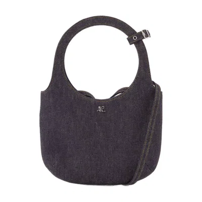 Courrèges Holy Crossbody In Grey
