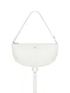Courrèges Holy Eclipse Half-moon Leather Shoulder Bag