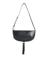 Courrèges Holy Eclipse Viper Blk Leather Bag In Black