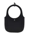 Courrèges Holy Handbag In Black