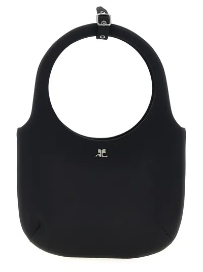 Courrèges 'holy' Handbag In Black