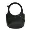 Courrèges Holy Naplack Zipped Tote Bag In Black
