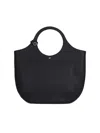 Courrèges Courreges Handbag In Calf Leather With Distinctive Cutout Handle In Black