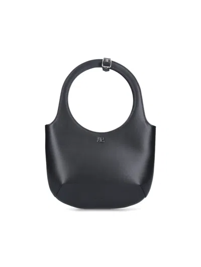 Courrèges Holy Handbag In Black