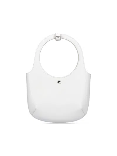 Courrèges Holy Handbag In White