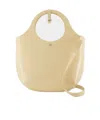 Courrèges Medium Holy Iced Shoulder Bag - Courreges - Leather - Yellow In Nude