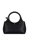 Courrèges Holy Day Leather Bag In Black