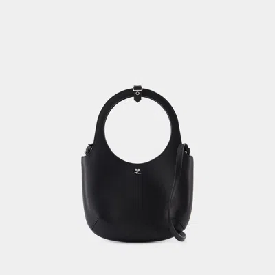 Courrèges Holy Mini Handbag In Black