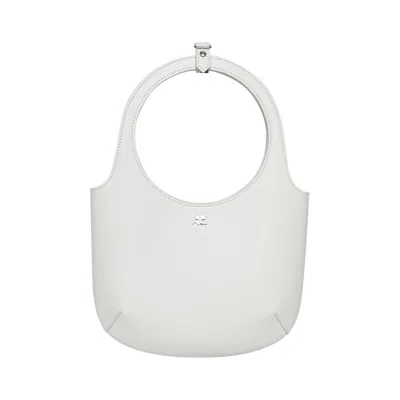 Pre-owned Courrèges Holy Leather Bag 'white' | Women's Size Onesize