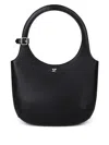Courrèges Holy Schultertasche Aus Leder In Black