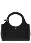 Courrèges Holy Leather Top Handle Bag In Black