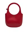 Courrèges Holy Handtasche Aus Leder In Red