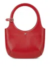 Courrèges Holy Handtasche Aus Leder In Rot