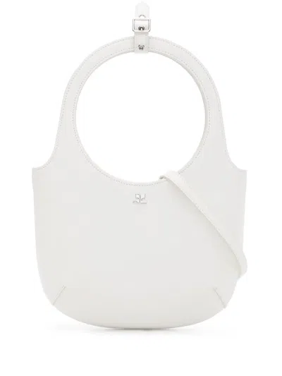 COURRÈGES HOLY LEATHER TOTE BAG
