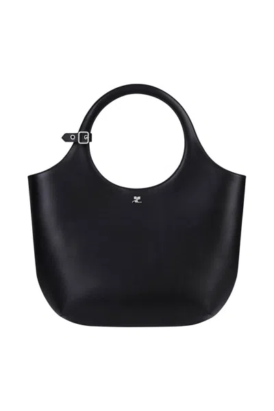 COURRÈGES COURRÈGES HOLY MEDIUM TOP HANDLE BAG