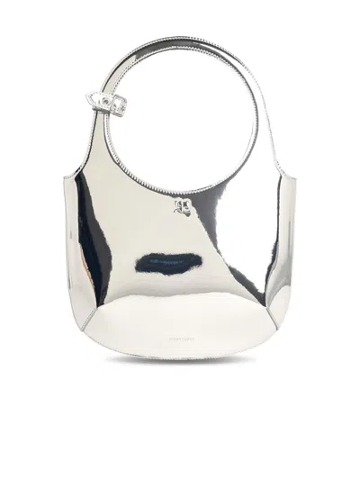 Courrèges Holy Mirror Silver Leather Bag