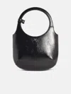 Courrèges 'holy Naplack' Black Leather Bag