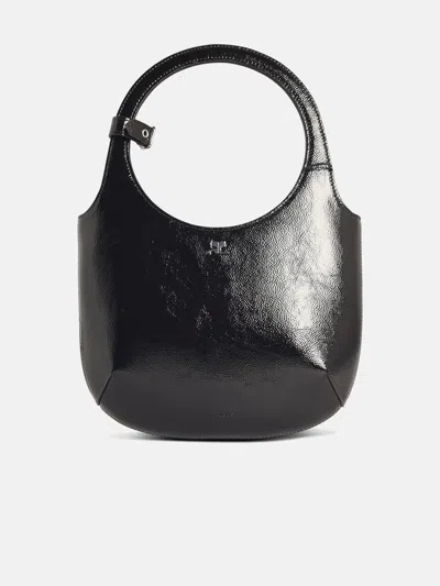 Courrèges 'holy Naplack' Black Leather Bag