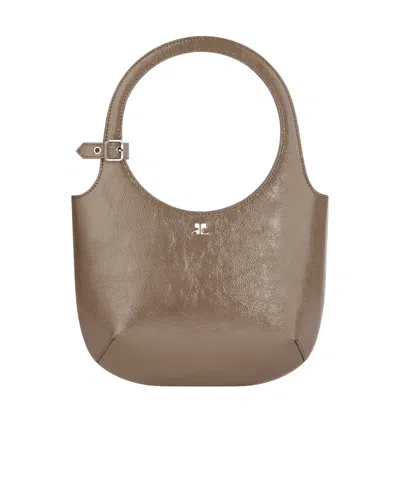 Courrèges Holy Naplack Zipped Tote Bag