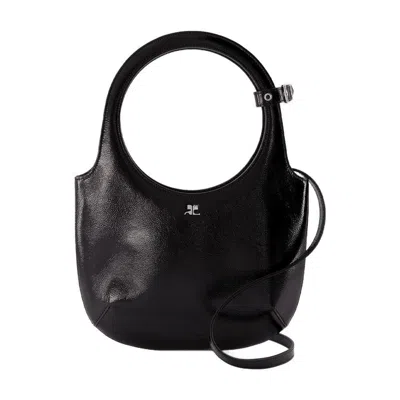 Courrèges Holy Purse In Black