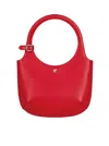 Courrèges Holy Handtasche Aus Leder In Red