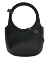 Courrèges Holy Naplack Zipped Tote Bag In Black