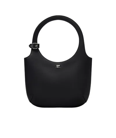 Courrèges Holy Tote Bag In Black