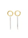 Courrèges Holy Union Dangle Earrings In Silber