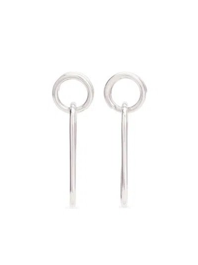 Courrèges Holy Union Dangle Earrings In Silber