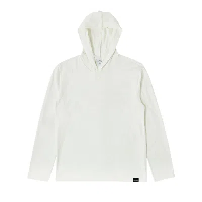 Pre-owned Courrèges Hooded Printed Long-sleeve T-shirt 'heritage White' | Men's Size S