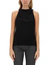 Courrèges Signature A-line Dress In Black
