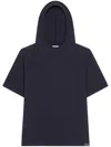 Courrèges Courregès Cotton Hooded T-shirt