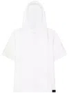 Courrèges White Cotton Hoodie T-shirt