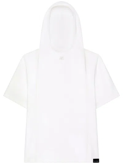 Courrèges Hooded T-shirt