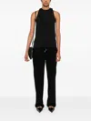 Courrèges Courreges Women Tops With Logo In Black