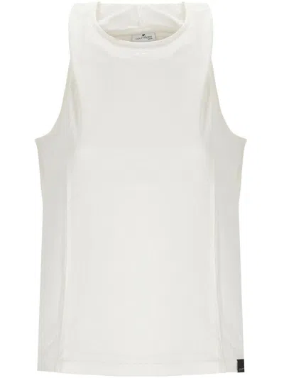 Courrèges Hooded Tank Top In White