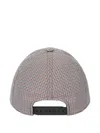 Courrèges Houndstooth Logo Cap In Brown